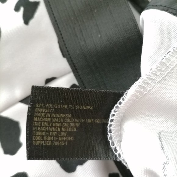 Worthington Womens White Black Cheetah Print Straight & Pencil Skirt Size 12 - Picture 6 of 6